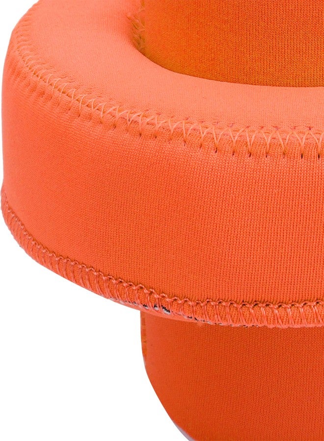 Heayzoki Floating Drink Holder 330ml Neoprene Materials Neoprene Floating Drink Holder for The Swimming Pool, Beach, Lake, River(Orange) - Image 2