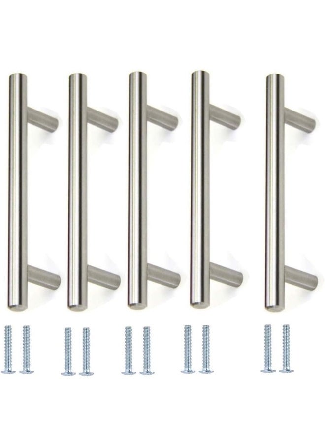 Royal Apex Royal Apex Stainless Steel Kitchen Cabinet Drawer T-Bar Cabinet & Furniture Pull Cabinet Door Handles and Pulls Cabinet Knobs Brushed Nickel  - Image 1