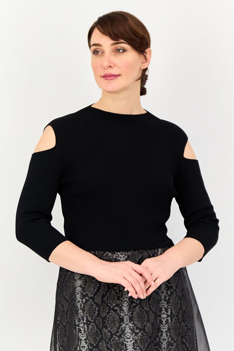 SELECTED Women Two Tone Midi Dress, Multicolor - Image 2