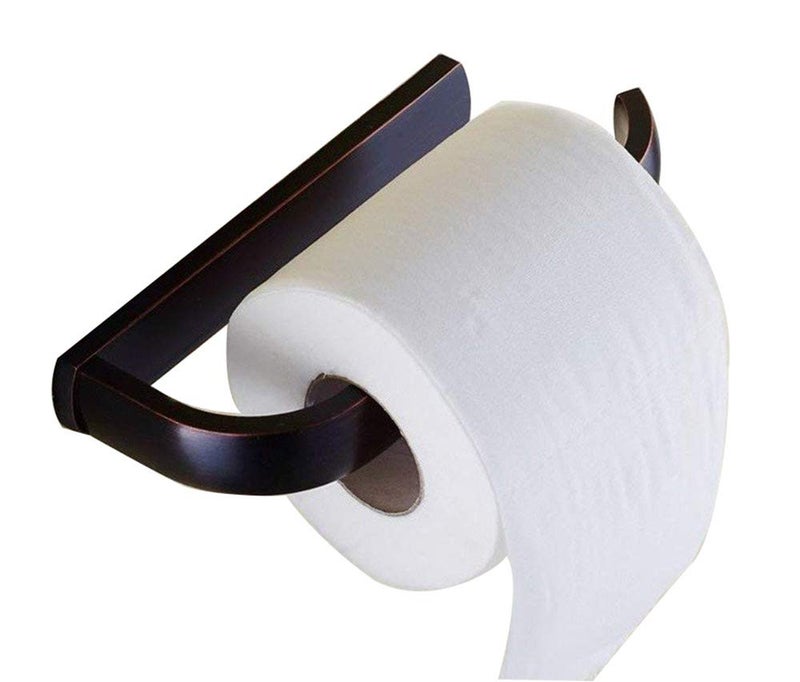 ELLO&ALLO Oil Rubbed Bronze Toilet Paper Holder Bathroom Accessories Wall-Mounted, Rust Protection - Image 1