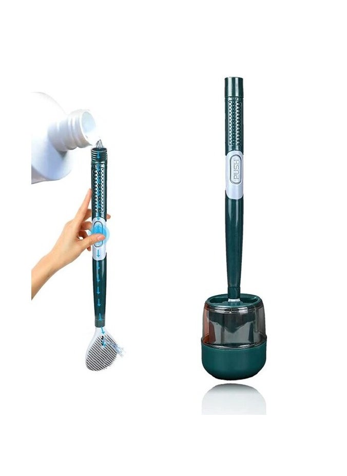 AtrauX Atraux Wall-Mounted Silicone Toilet Brush Storage And Holder Set, Cleaning Tool For Bathroom, Assorted Colors  - Image 1