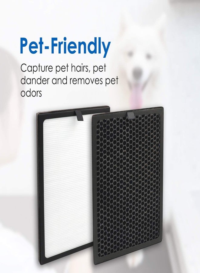 Flintar 2-Set True HEPA Replacement Filter, Compatible with Okaysou AirMax8L Air Purifier, Blue Ultra-HEPA Filter and Duo-Filter Activated Carbon Filter - Image 4