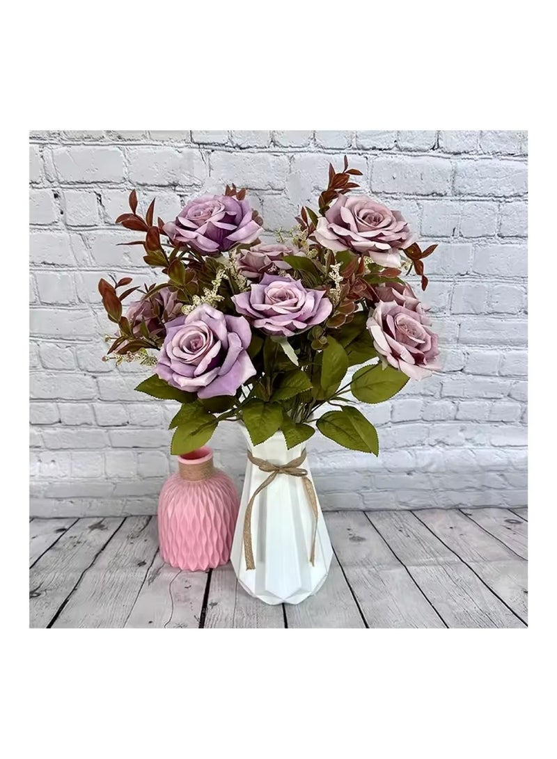 Huitich Artificial Flower Decor for Home, Parties, and Weddings Coffee  - Image 5