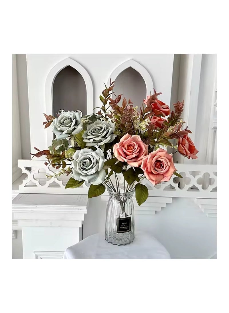 Huitich Artificial Flower Decor for Home, Parties, and Weddings Coffee  - Image 4