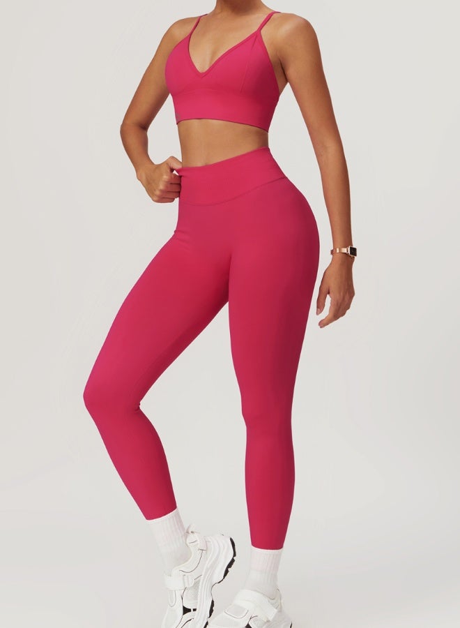 KAWN.YOGA Womens V-Neck Sports Bra  - Image 3