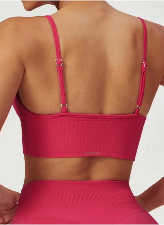 KAWN.YOGA Womens V-Neck Sports Bra