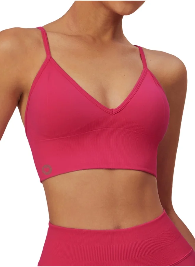KAWN.YOGA Womens V-Neck Sports Bra