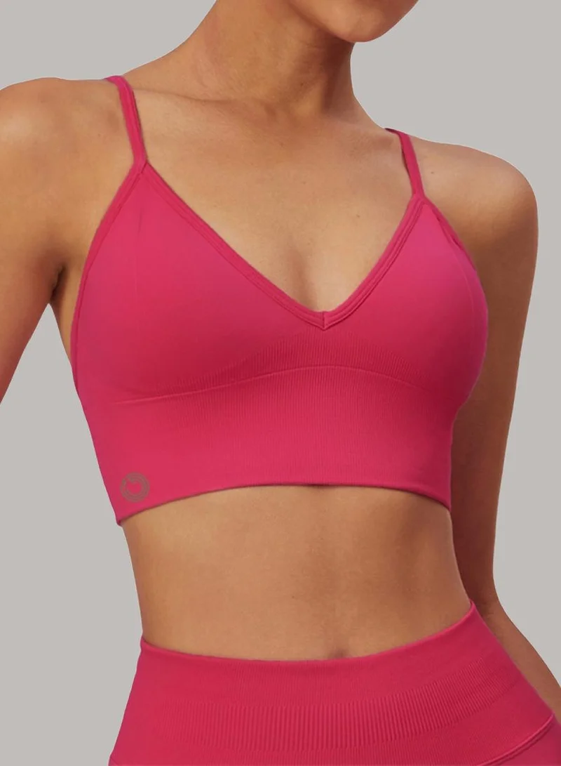 Womens V-Neck Sports Bra