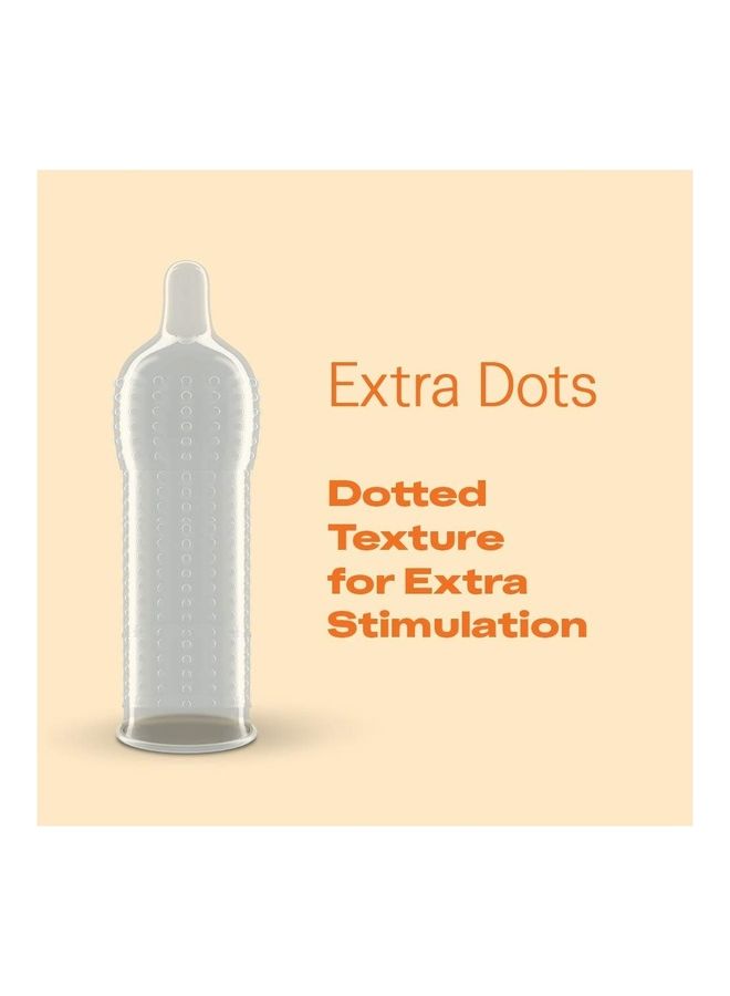 Durex 10 Piece Extra Dots Condoms - Image 4
