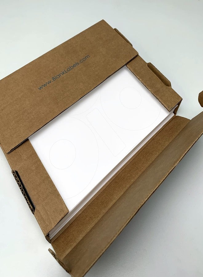 Blank Labels CD/DVD Label Full Face | Qty 150 Disc, 150 Spine | 50 Sheets Total | White Matte | Inkjet & Laser Compatible | Neato CLP-192301 Large Center Holes | Easy to Peel | 3 Per Sheet | Blank Label - Image 2
