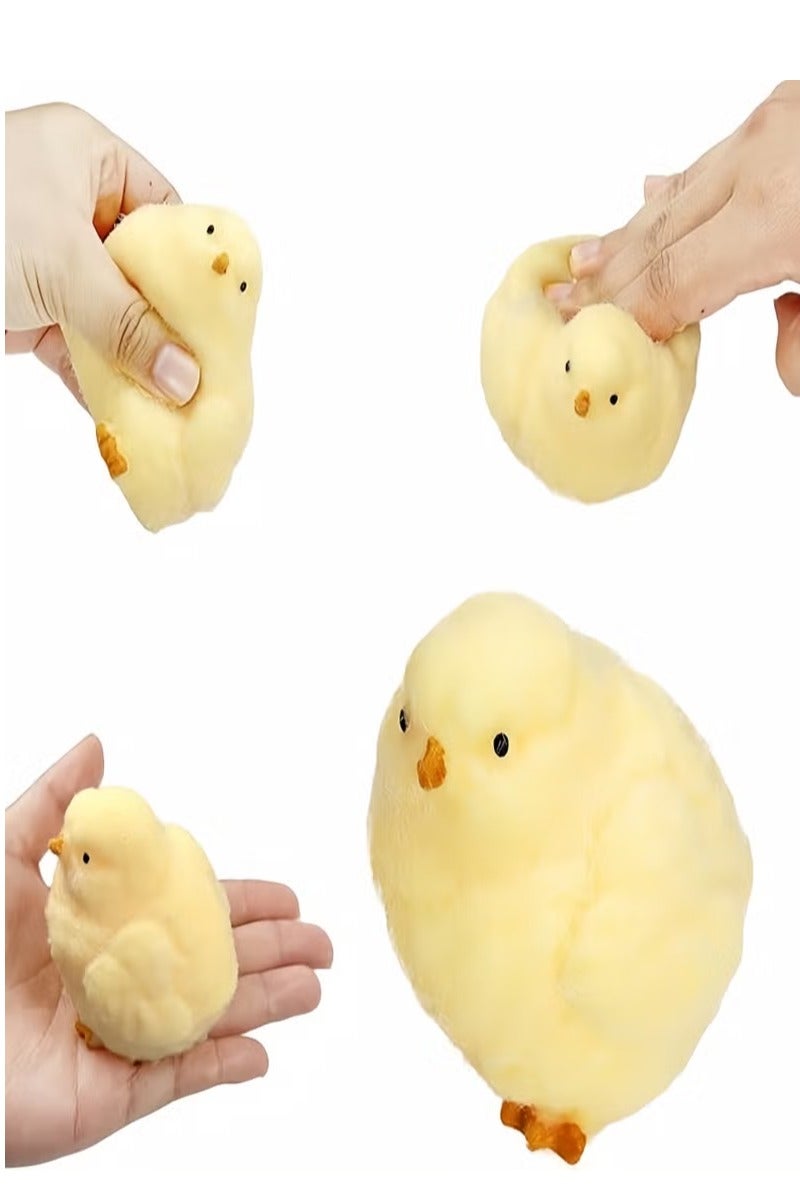 تورنيدو جولد 1 قطعة من لعبة الدجاج الطري المصنوعة يدويًا، ألعاب سيليكون قابلة للعصر لتخفيف التوتر (دجاج) (1 قطعة) - Image 2