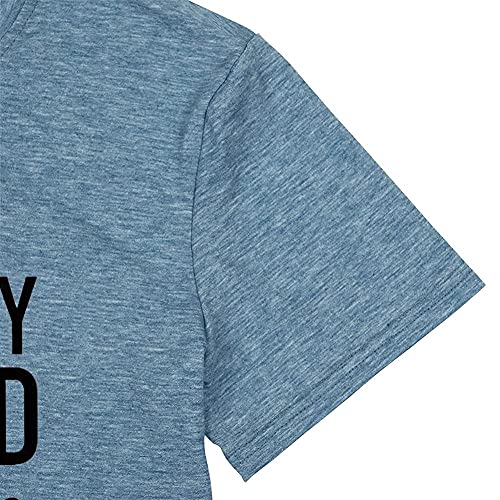 Bealatt Raising My Husband is Exhausting Funny Wife Life Shirt Women's Funny Saying Letter Print Graphic Tee Athletic Casual Cotton Short Sleeve Tshirt Cute Mom Tops(Blue,L) - Image 4