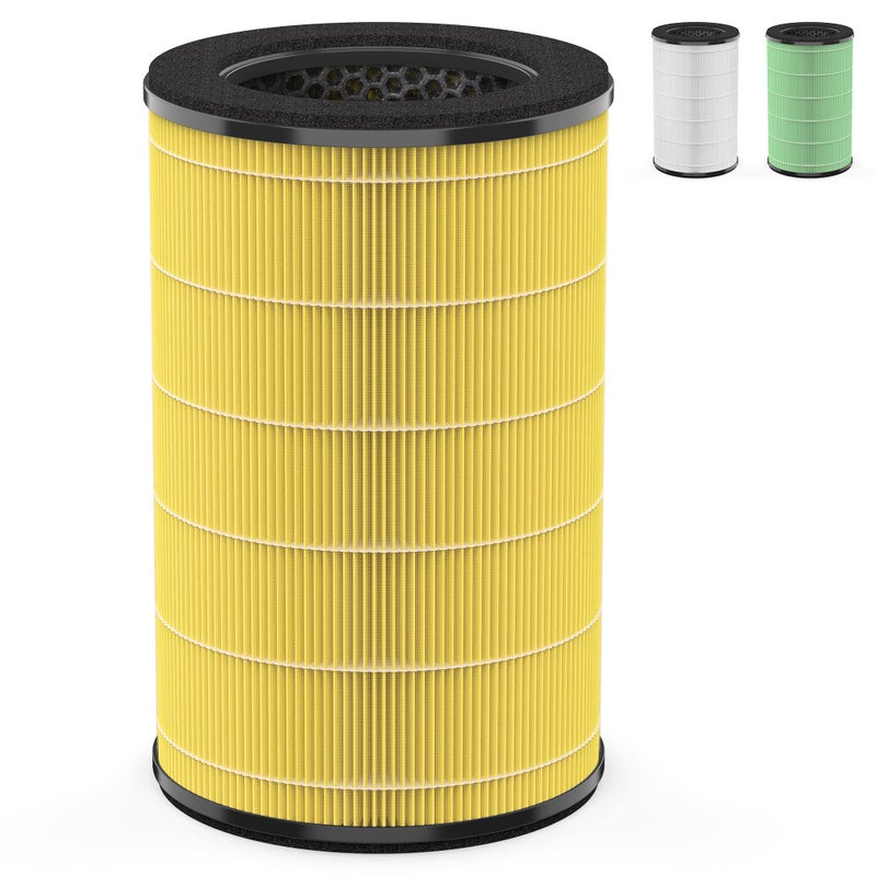 Pet Allergy APT45 APT40FL Replacement Filter Compatible with Homedics Air Purifier Filter Replacement 1461901 for Homedics Total Clean 5 in 1 Air Purifier APT40 APT40WT APT45BK APT45WT