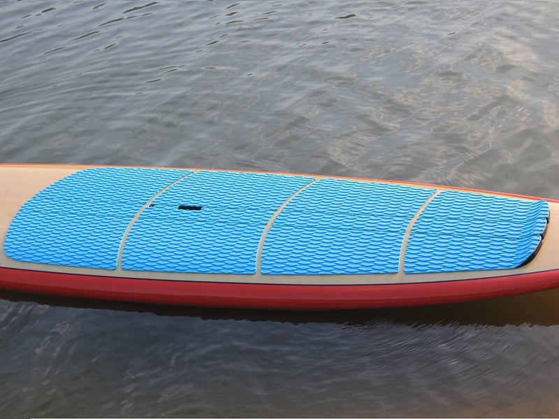 Abahub 12 Piece Surf SUP Deck Traction Pad Premium EVA with Tail Kicker 3M Adhesive for Paddleboard Longboard Surfboard Blue - Image 3