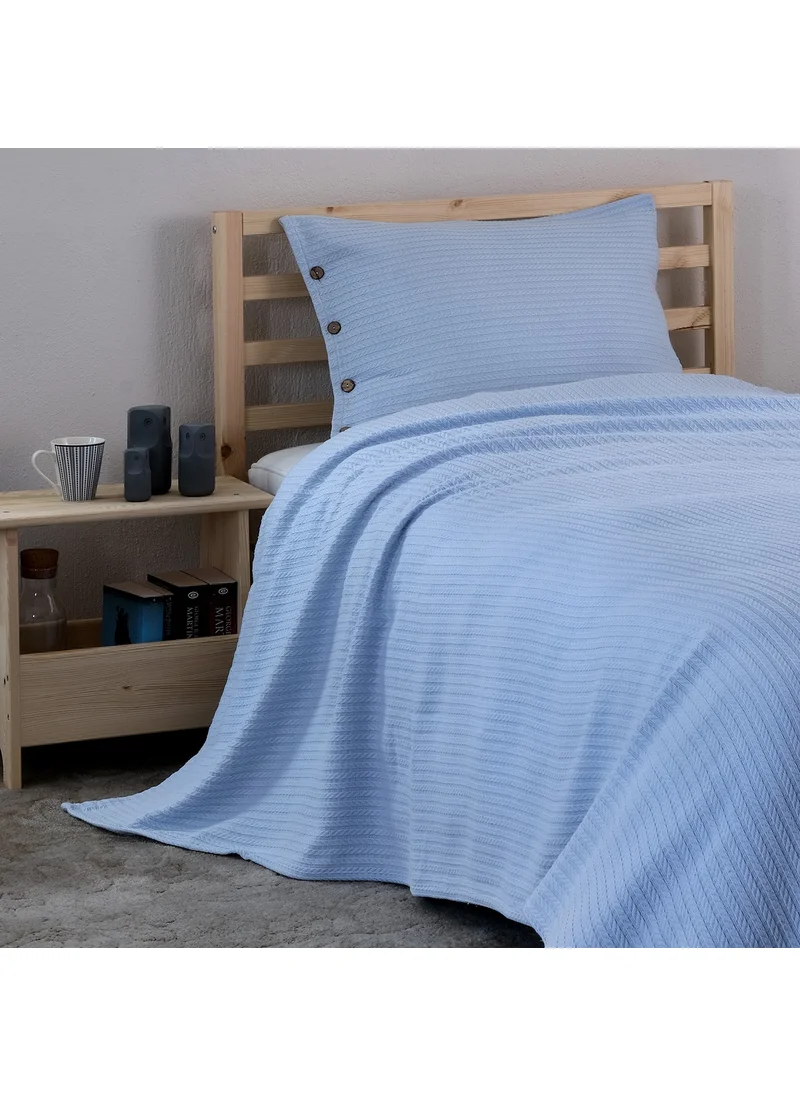 Meyn Collection Multi-Purpose Children's Room Single Pique Bedspread and Pillowcase