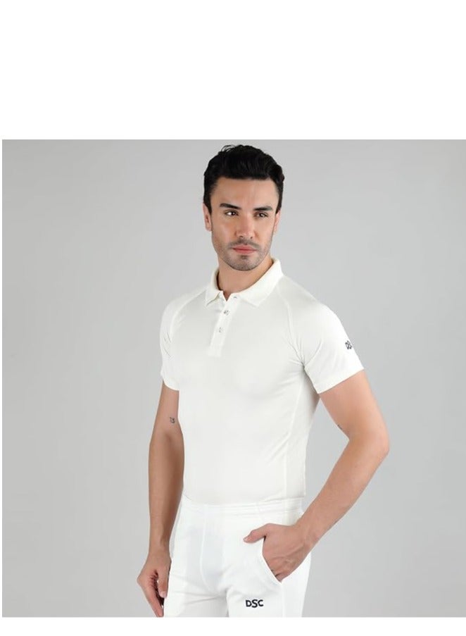 DSC Half Sleeve Polyester Cricket T-Shirt for Mens Micro-light Performance Polyester improves players' range - Image 3
