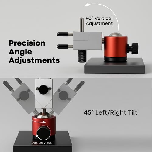 KojinTora Mini Vise Table Top Clamp Small Bench Vice for Hobby Jewelers Adjustable Aluminum Alloy 360 Rotatable with 0248 Clamping Range for Jewelry Making DIY Projects Crafts Repair Tool - Image 3