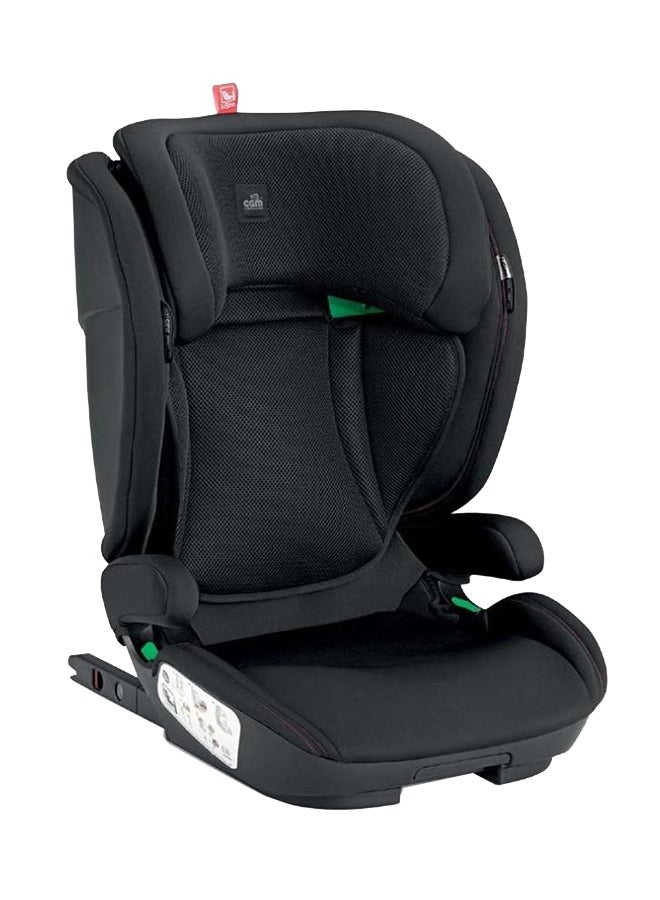 Cam كام - مقعد سيارة للأطفال كورسا آي سايز، خارجي، أصلي، أساسي، خفيف الوزن ومريح للأطفال والرضع، سهل السفر، حماية، سهل الإزالة، حتى عمر 0-3 سنوات 7.5 كجم - نيرو - Image 1