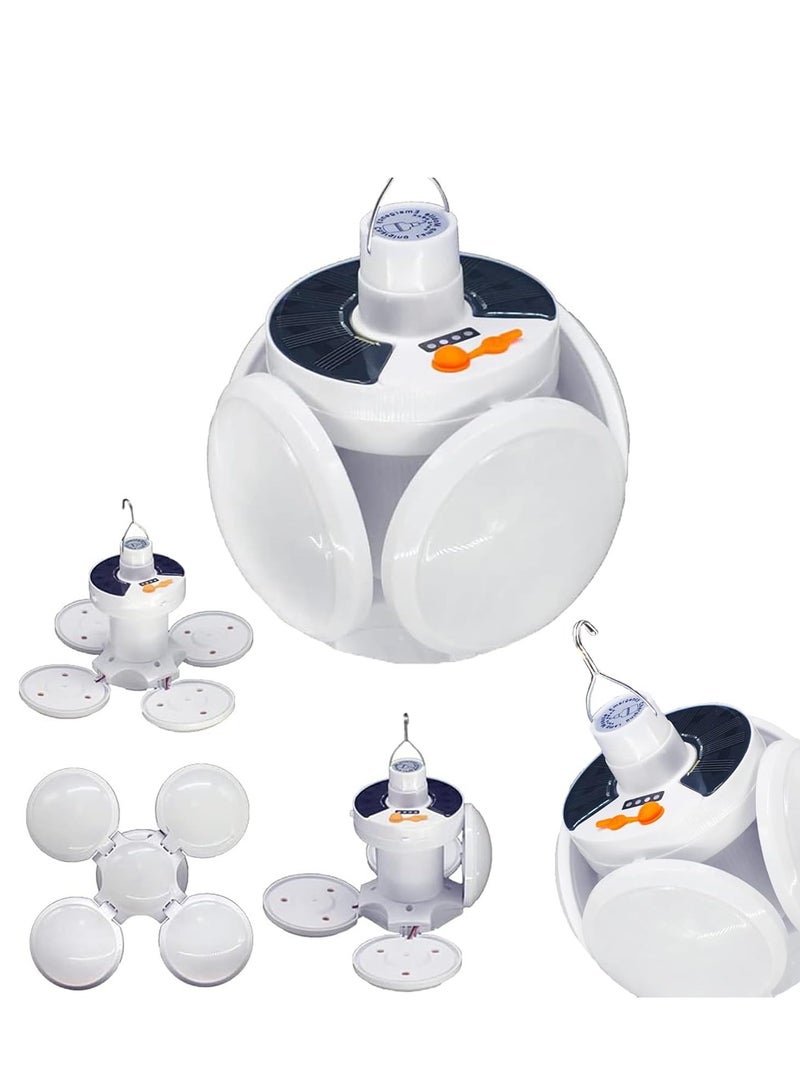 PYLCO SMART Multipurpose Outdoor Camping Lantern Light Solar Rechargeable LED Flash light Outdoor Camp Tent Light with USB Charging Foldable Bulb Picnic Light Battery Operated for Car Repairing Workshop - Image 1