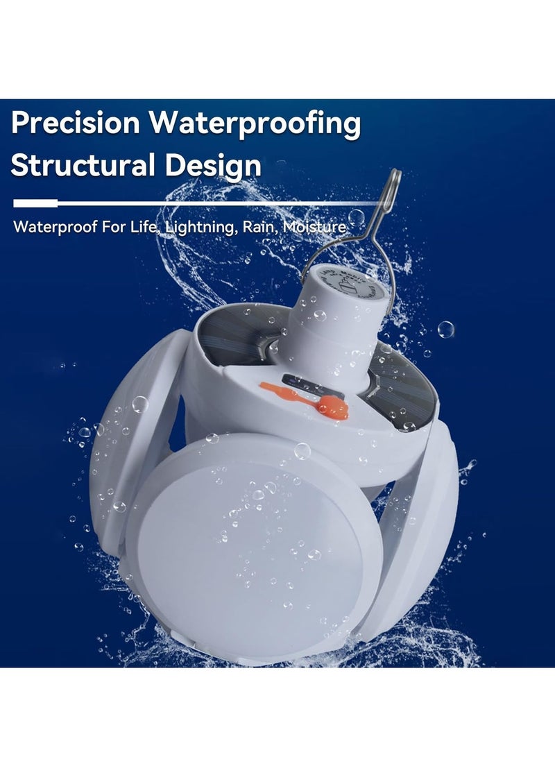 PYLCO SMART Multipurpose Outdoor Camping Lantern Light Solar Rechargeable LED Flash light Outdoor Camp Tent Light with USB Charging Foldable Bulb Picnic Light Battery Operated for Car Repairing Workshop - Image 5