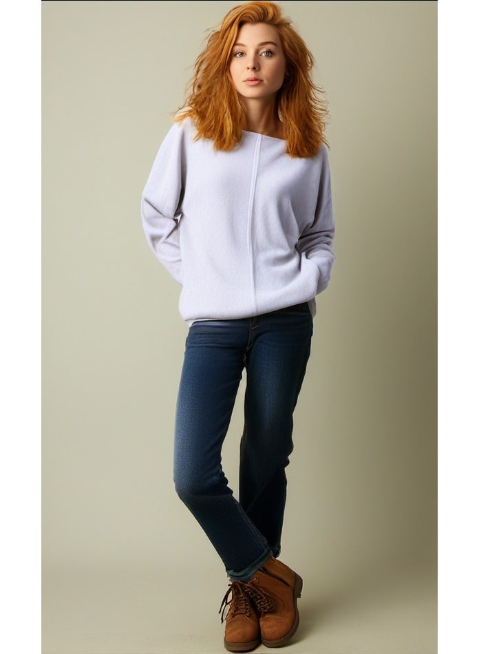 GUESS Guess Women Long Sleeve Grey Top - Small  - Image 3