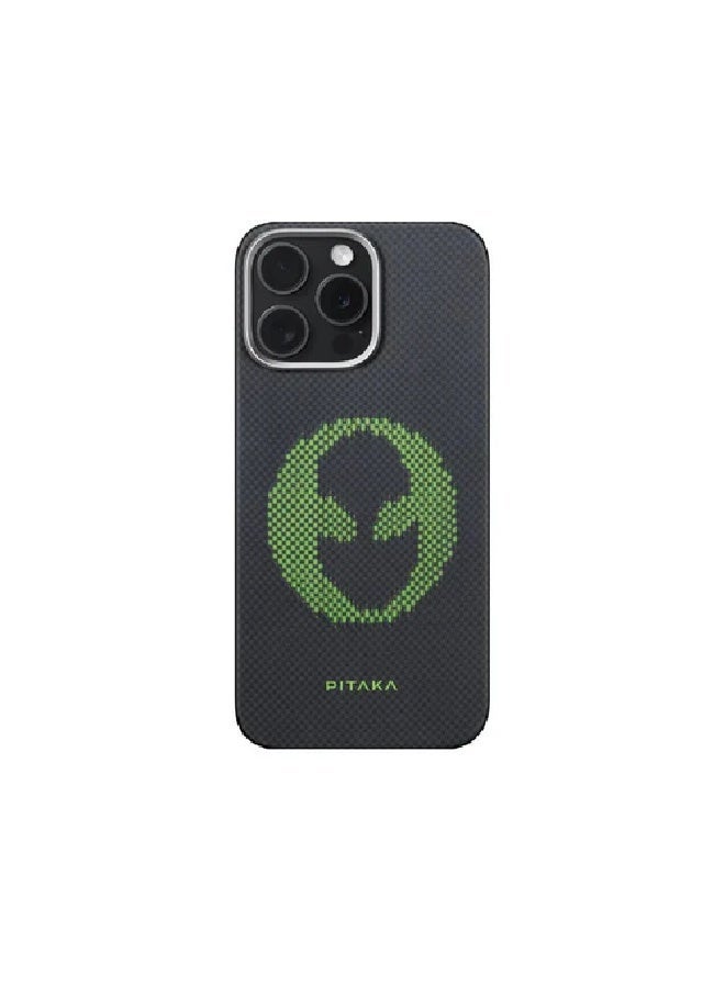 PITAKA Tactile Woven Case iPhone 16 Pro Max - Black - Image 1