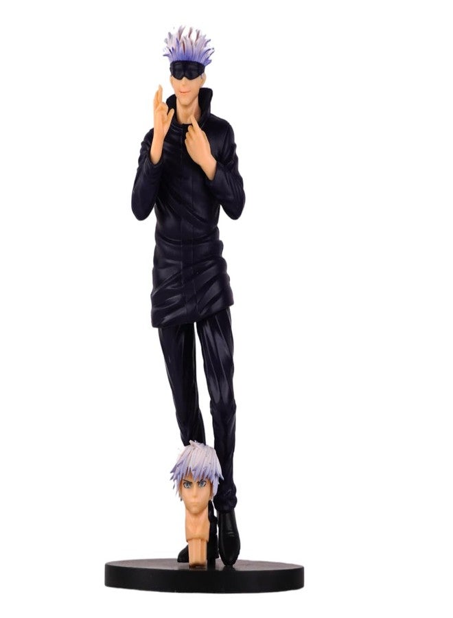 Offo Gojo Satoru Action Figure - Jujutsu Kaisen Anime PVC Collectible for Car Dashboard, Desk, Study Table & Home Décor | Limited Edition Gift for Fans - Image 2