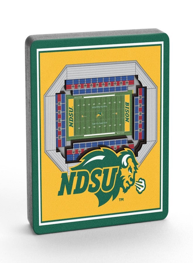 YouTheFan NCAA North Dakota State Bison 3D StadiumView Magnets - Fargodome - Image 1