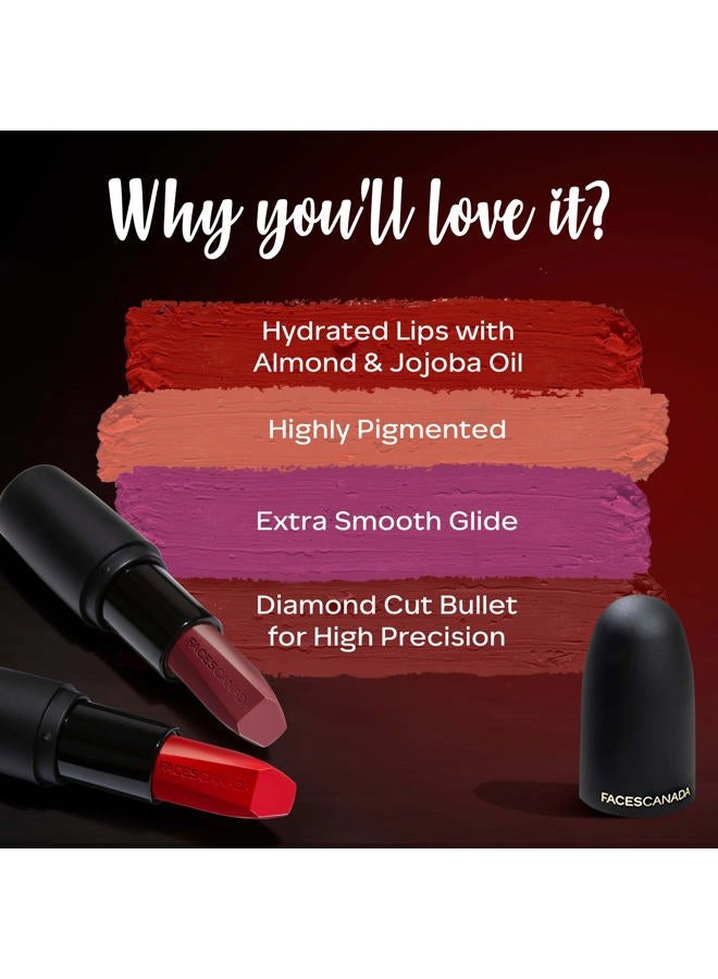 Facescanada Weightless Matte Lipstick - Buff Nude 05 | Lightweight Lip Color | Smooth One Stroke Glide | Moisturizes & Hydrates Lips | 0.16 Oz/4.5g - Image 3