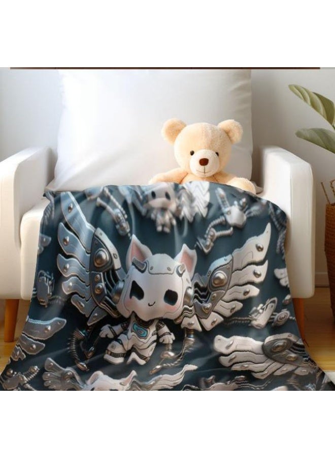 عام بطانية رقيقة من الفانيلا (حرارة ومريحة، ومناسبة للنوم واستخدام اللعبة والغبار والرمل) 150 سم * 200 سم - 205 - Image 1