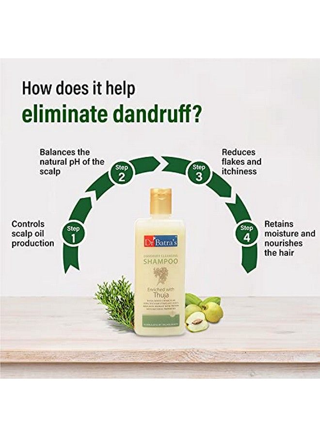 Dr Batra's Dandruff Cleansing Shampoo Enriched With Thuja 200 Ml - Image 5