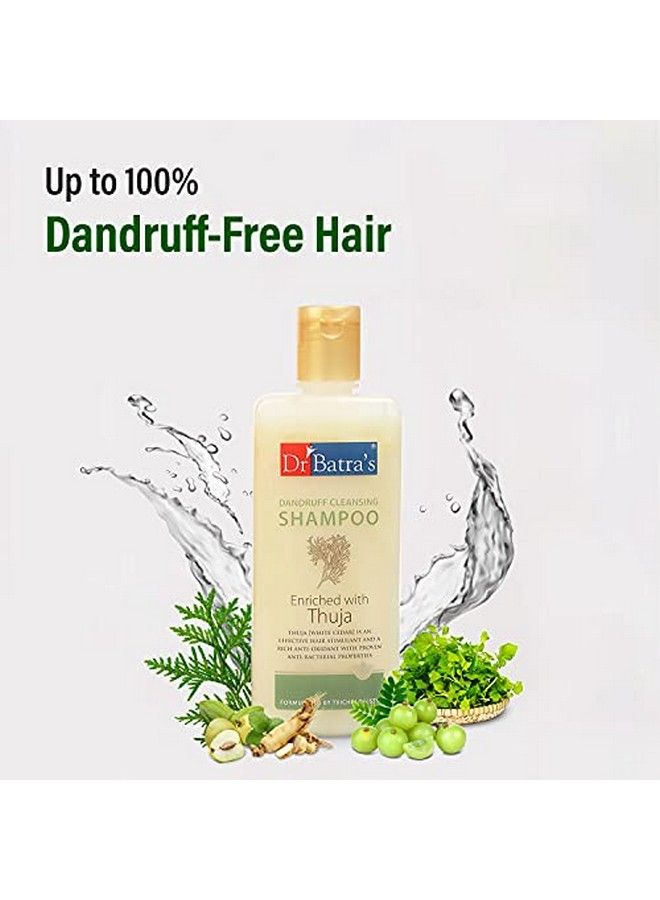 Dr Batra's Dandruff Cleansing Shampoo Enriched With Thuja 200 Ml - Image 3