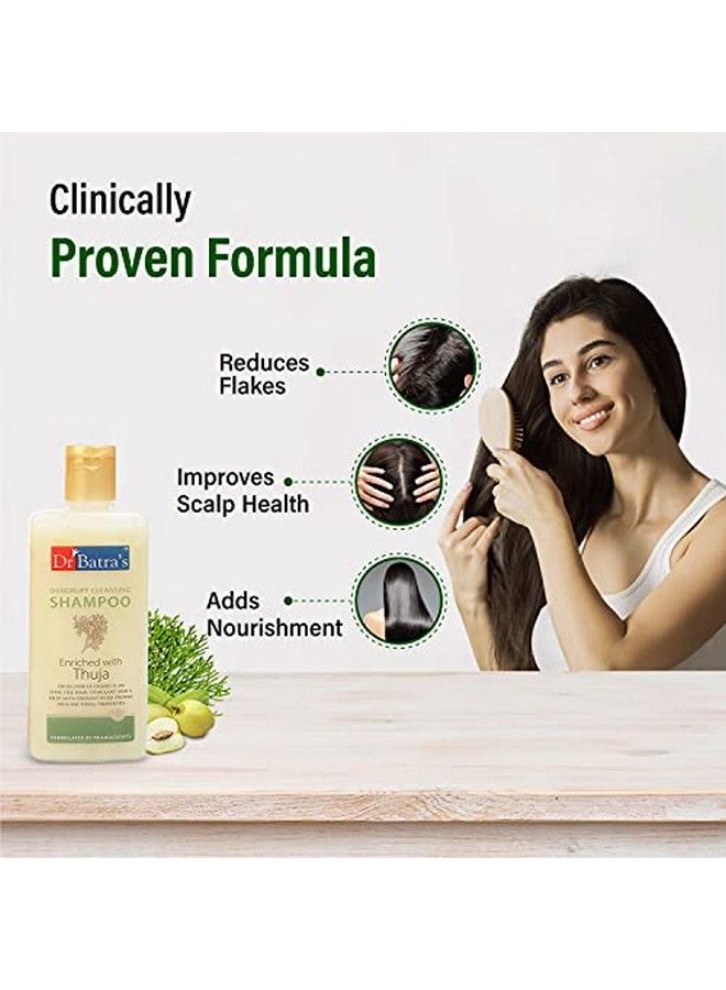 Dr Batra's Dandruff Cleansing Shampoo Enriched With Thuja 200 Ml - Image 4