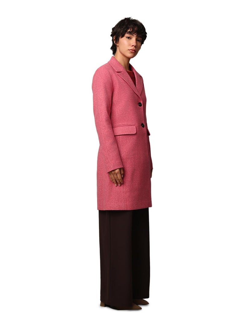 ONLY Women's Loose Fit Pink Coat - Image 5