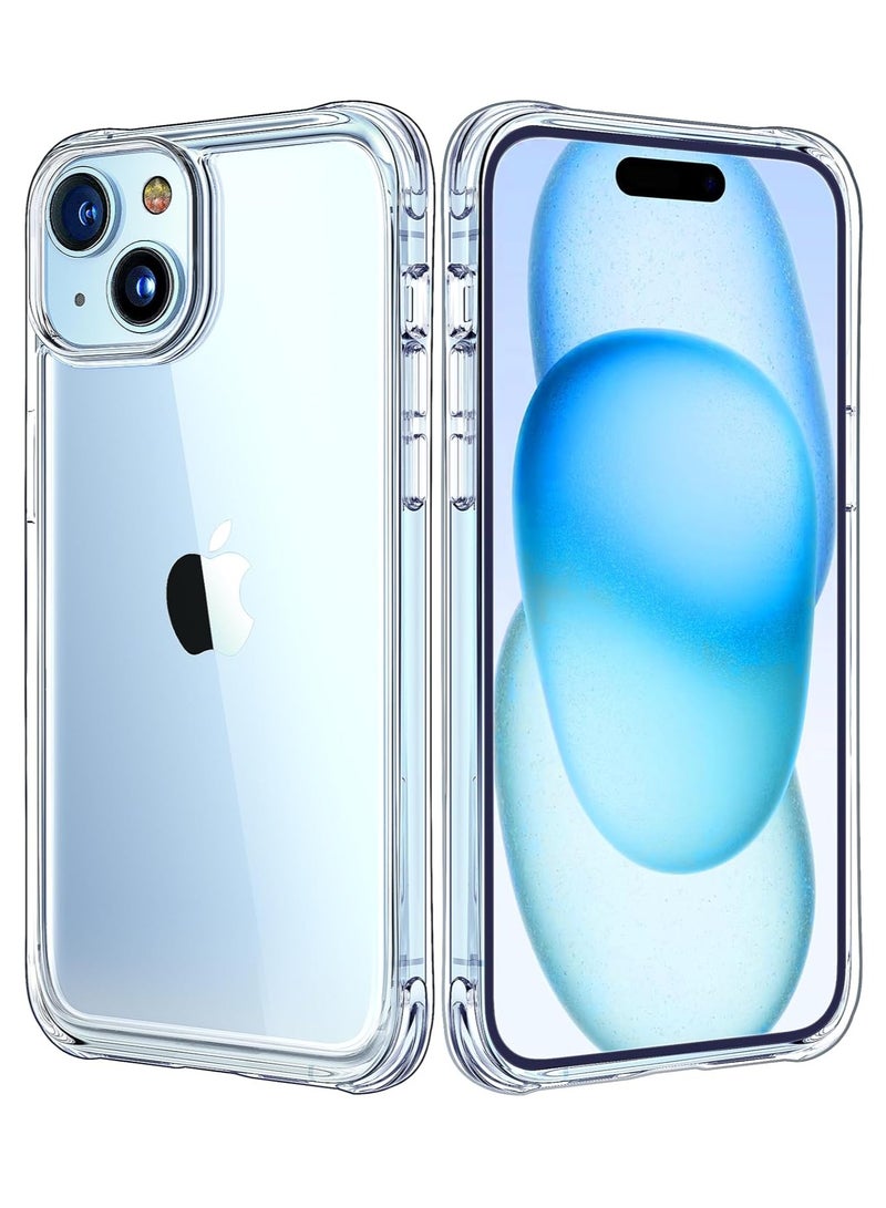 general iPhone 15 Case, Military-Grade Protection, Shockproof Air Guard Corners, Yellowing-Resistant Acrylic Back, Phone Case for iPhone 15, Air Armor Series, Clear - Image 1