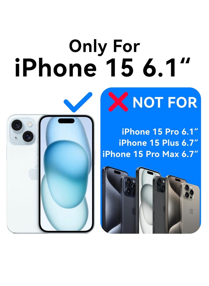 general iPhone 15 Case, Military-Grade Protection, Shockproof Air Guard Corners, Yellowing-Resistant Acrylic Back, Phone Case for iPhone 15, Air Armor Series, Clear - Image 2