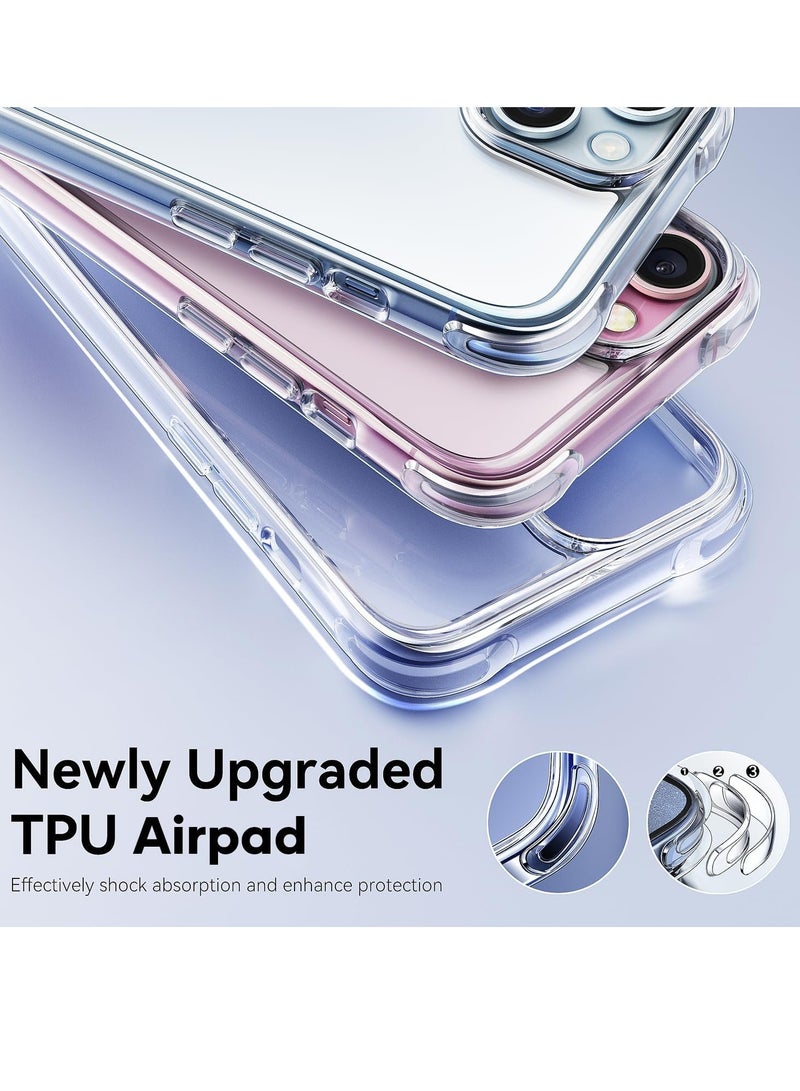 general iPhone 15 Case, Military-Grade Protection, Shockproof Air Guard Corners, Yellowing-Resistant Acrylic Back, Phone Case for iPhone 15, Air Armor Series, Clear - Image 3