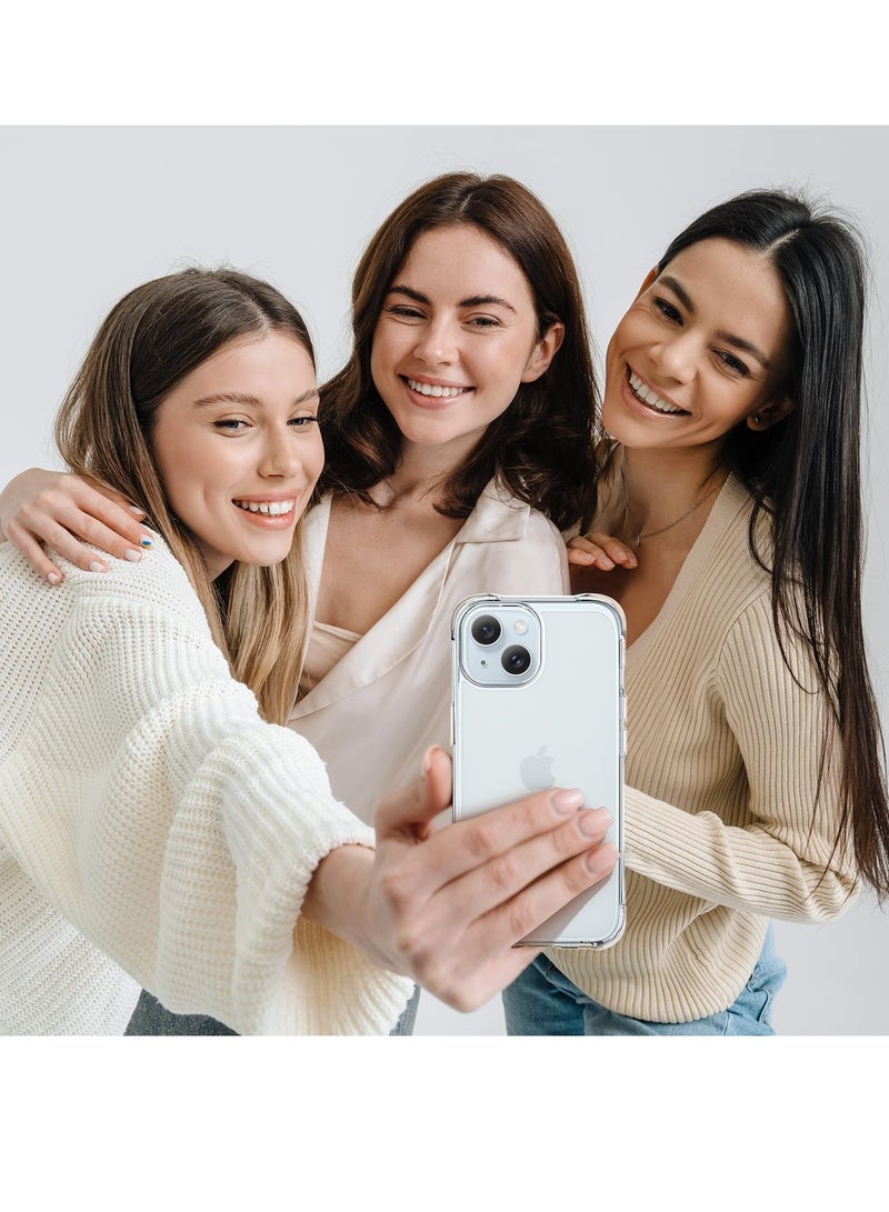 general iPhone 15 Case, Military-Grade Protection, Shockproof Air Guard Corners, Yellowing-Resistant Acrylic Back, Phone Case for iPhone 15, Air Armor Series, Clear - Image 5