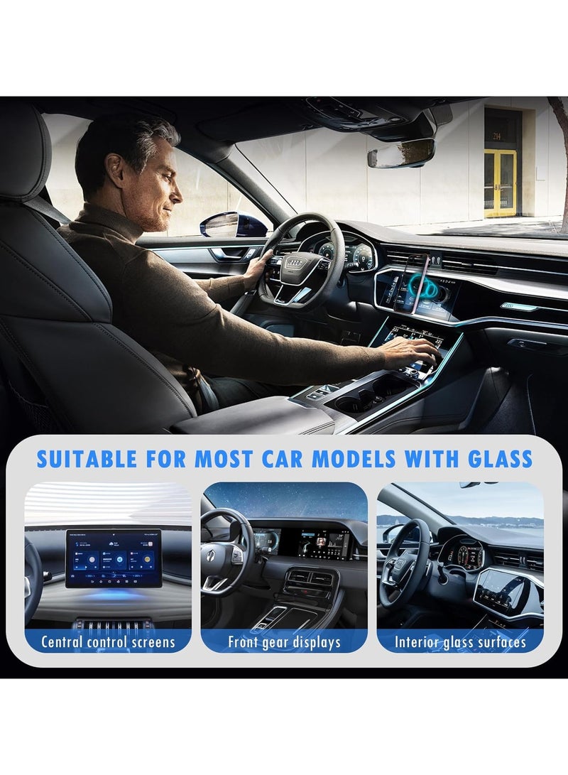 GUDOO Magnetic Suction Cup Phone Holder for Car, Universal Car Phone Holder Mount for Dashboard Windshield, Vacuum Glass Mirror Adsorption Magnetic Suction Cup Car Phone Mount, 720° Rotation Portable Magnetic Phone Holder - Image 3