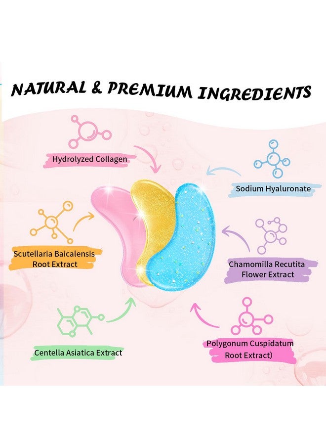 Onespring Eye Masks (24 Pairs) - Gifts for Her - Caffeine, 24K Gold and Retinol Under Eye Patches for Puffy Eyes, Dark Circles & Fine Lines, Bachelorette Party Favors, Birthday, Bridesmaid Gifts - Image 4