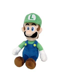 Little Buddy Super Mario All Star Collection 1415 Luigi Stuffed Plush, 10",Multi Colored  - Image 2