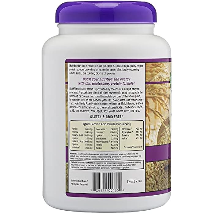 NutriBiotic – Mixed Berry Rice Protein, 1 Lb 5 Oz (600g) | Low Carb, Keto-Friendly, Vegan, Raw Protein Powder | Grown & Processed Without Chemicals, GMOs or Gluten | Easy to Digest & Nutrient-Rich - Image 2