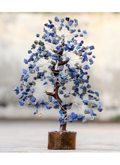 Crocon Lapis Lazuli Gemstone Tree - Crystal Tree Of Life - Handmade - Chakra Tree Decor For Positive Energy - Blue Healing Stone - Third Eye Chakra - Healing Tree - Feng Shui - Money Tree - Spiritual Gift  - Image 3
