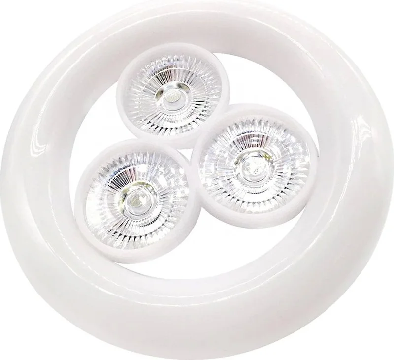 Lisinya KK-901 E27 Lampholder 36 Watt White Triple UFO LED Lamp ( )