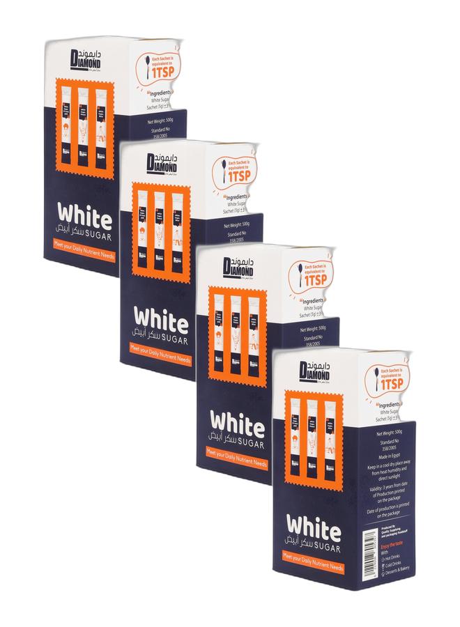 Diamond White Sugar Sachets, 5gm Each, Box of 100 Bundle - Image 1