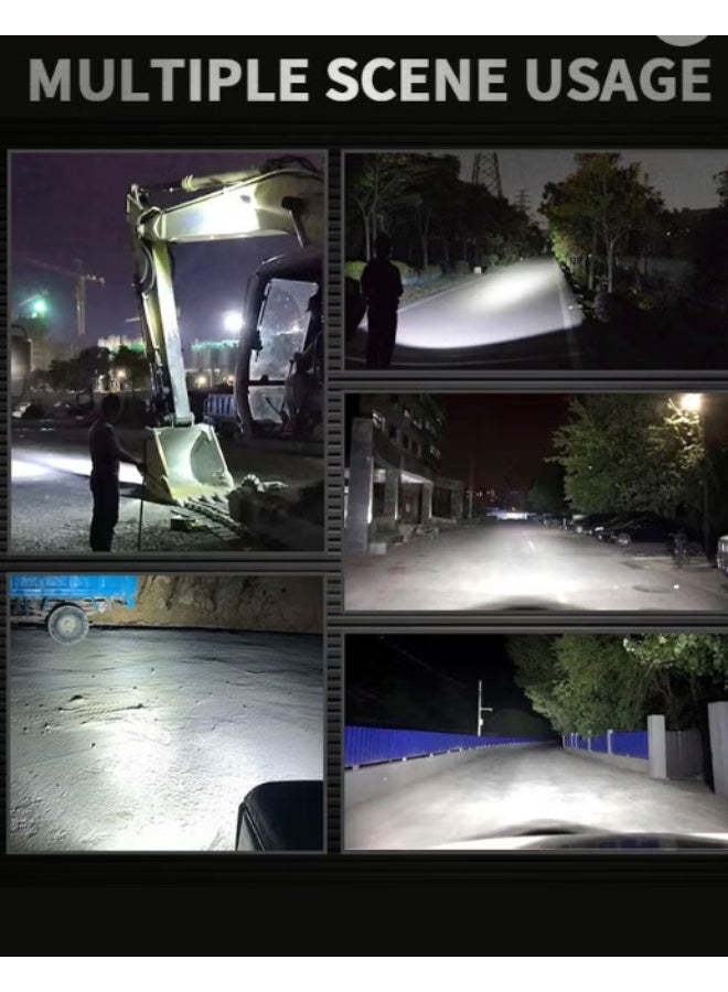 2 قطعة من مصابيح LED للطرق الوعرة بقطر 3 بوصة، مزيج 6800 واط للكشف والانبعاث، شريط إضاءة مربع LED لمصابيح الضباب للطرق الوعرة، مصباح للطرق الوعرة لدراجات نارية وشاحنات وسيارات الدفع الرباعي وقوارب ومركبات الدفع الرباعي وجهاز تحرير المحركات - Image 5