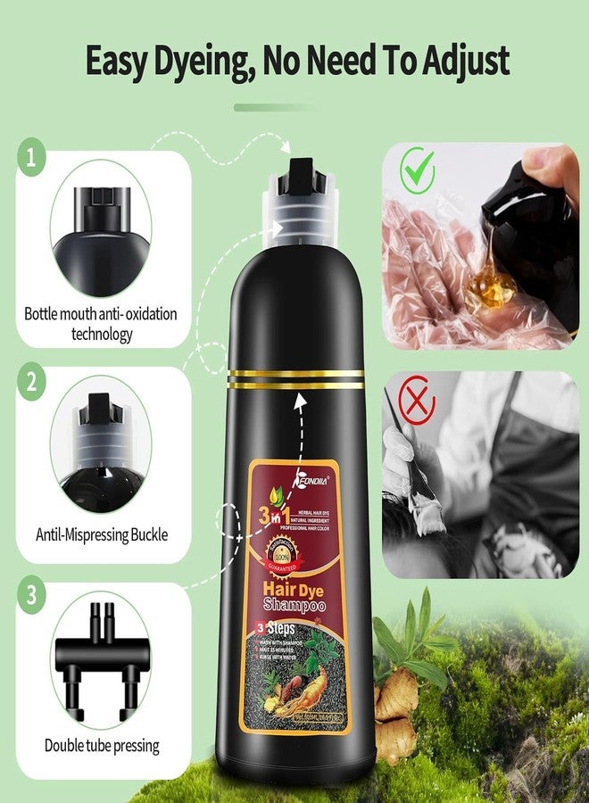 leorx Hair Dye shampoo, 3 In 1 BLONDE Color Shampoo Hair Dye For Refresh Hair Instant Herbal Coloring Shampoo For Women&Men - Tintes Para El Cabello Profesional - Image 5