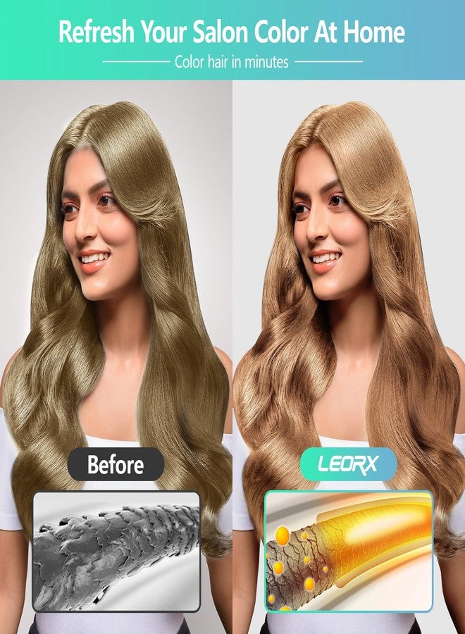 leorx Hair Dye shampoo, 3 In 1 BLONDE Color Shampoo Hair Dye For Refresh Hair Instant Herbal Coloring Shampoo For Women&Men - Tintes Para El Cabello Profesional - Image 3