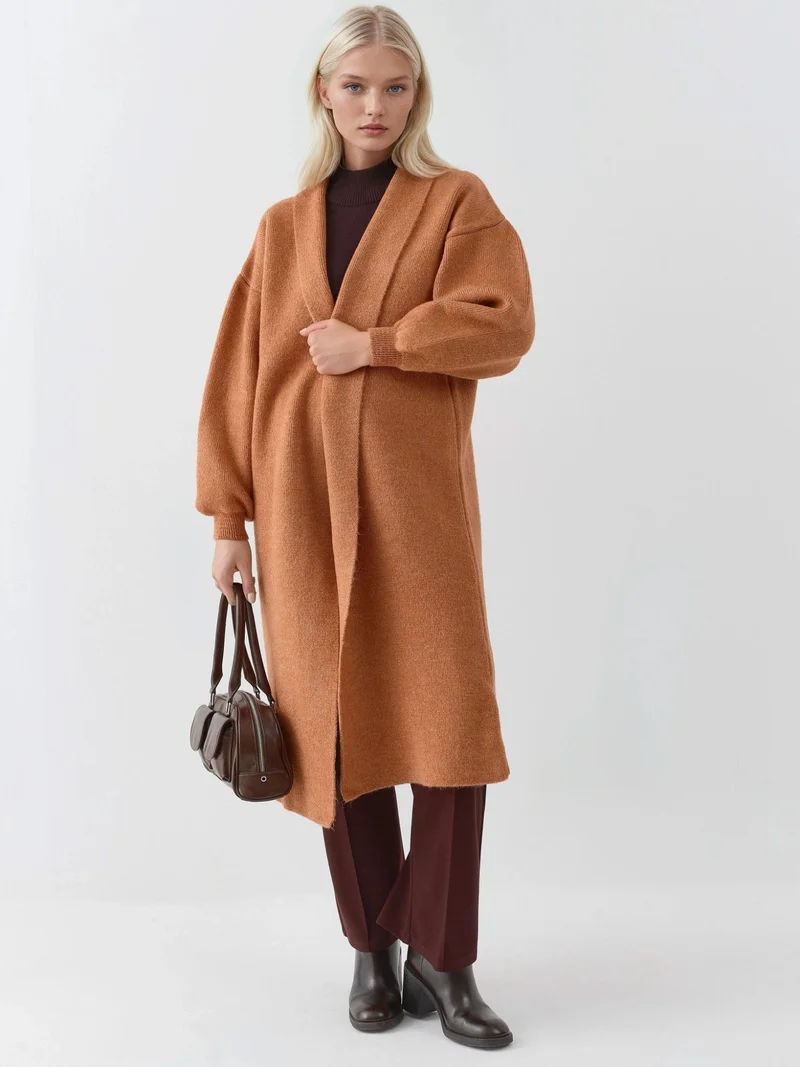 MY FASHION Long Fit Knitwear Cardigan