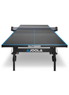 JOOLA J500A-Outdoor Table Tennis Table With Net Set 6mm Thick Aluminum Composite Surface, Grey  - Image 2